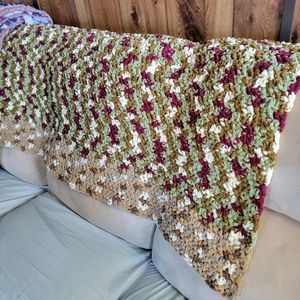 Camo Crochet Blanket